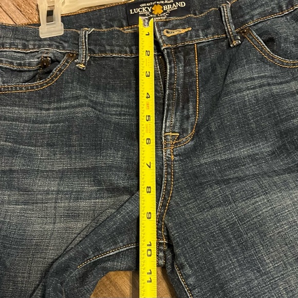 Lucky Brand Sweet N Crop Jeans size 14/32 women's VGUC capris - Picture 9 of 11